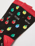 LC Waikiki Christmas Themed Women's Crew Socks